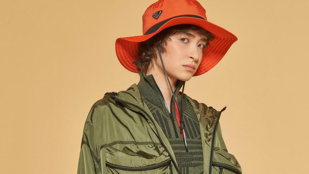 Visual for Prada outdoor pop-up in Stockholm