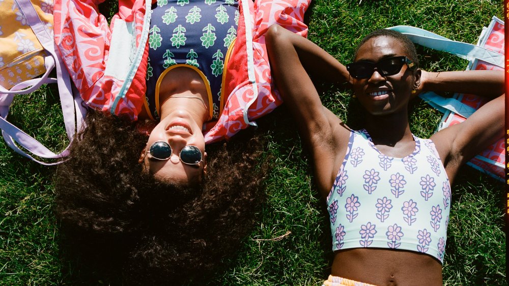 An image from Shopbop and Rhode's active collaboration