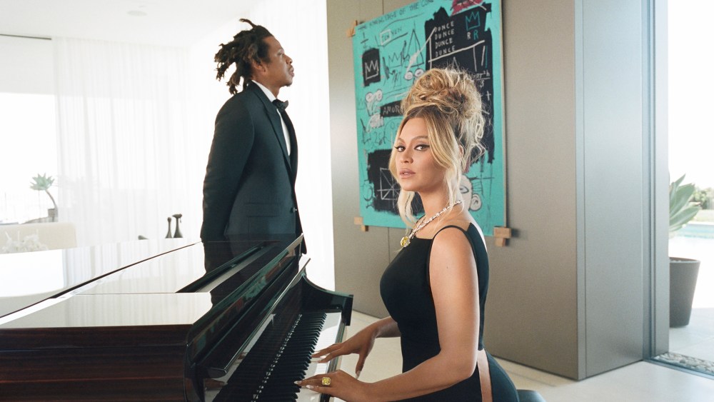 Beyonce and Jay-Z Tiffany campaign BTS