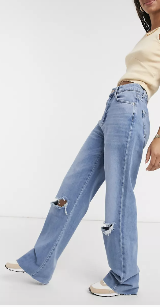 Rivet compiled a list of the ‘90s straight leg denim that every woman is currently eyeing, whether or not they lived through the decade.