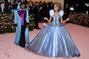 Zendaya walking on the red carpet at The Metropolitan Museum of Art Costume Institute Benefit celebrating the opening of Camp: Notes on Fashion held at The Metropolitan Museum of Art in New York, NY, on May 6, 2019. (Photo by Anthony Behar/Sipa USA)(Sipa via AP Images)