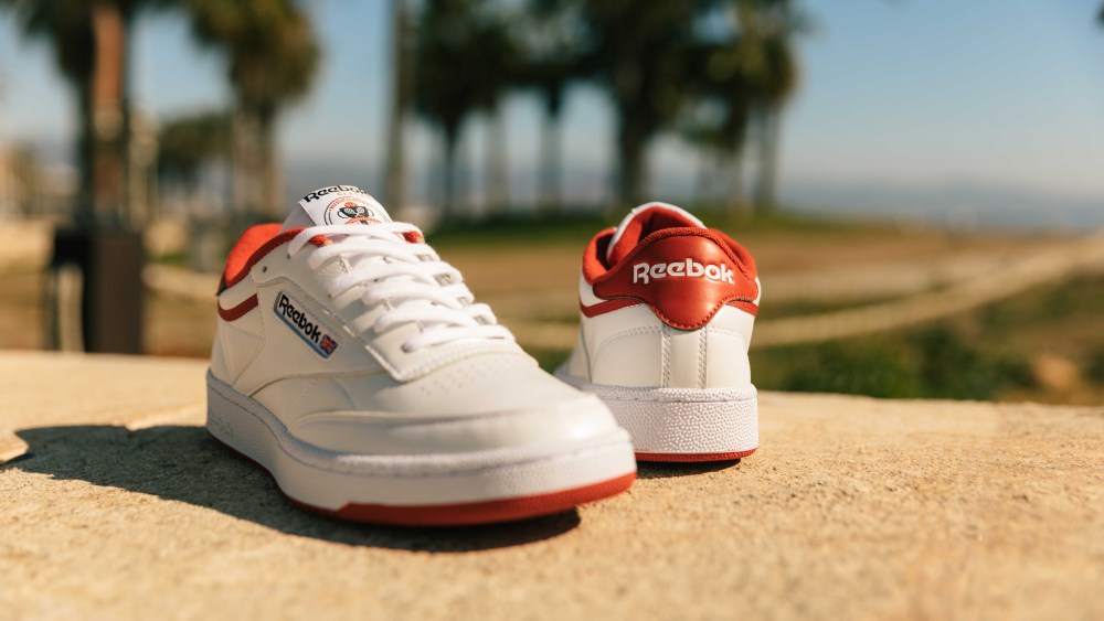 Reebok Club C sneakers.