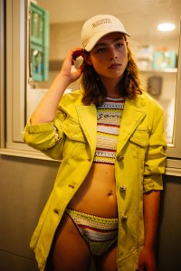 Backstage at Ganni RTW Spring 2022.