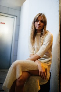 Backstage at Ganni RTW Spring 2022.