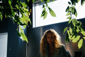 Backstage at Ganni RTW Spring 2022.