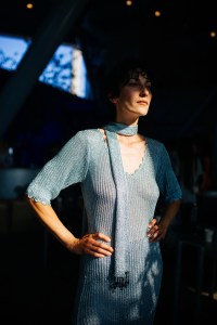 Backstage at Ganni RTW Spring 2022.