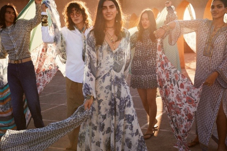 H&M and Sabyasachi collaborated on an eclectic, bohemian collection