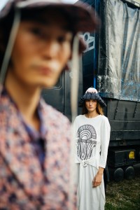 Backstage at Henrik Vibskov RTW Spring 2022.