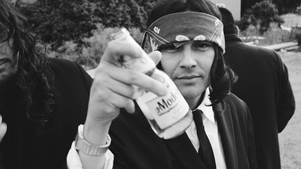 A campaign image from the Modelo x 424 co-branded capsule collection.