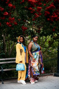 Friends of KidSuper designer Colm Dillane in looks from his collection.