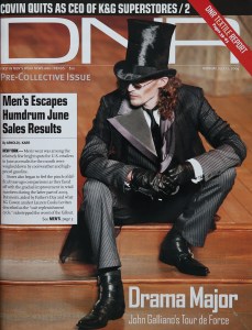 DNR Cover: Drama Major, John Galliano's Tour de Force