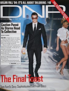 DNR Cover: The Final Toast, Tom Ford's Sexy Sophisticated Exit from Gucci