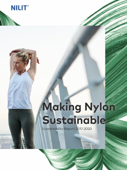 NILIT, a producer of premium nylon for apparel and owner of the Sensil brand, published its sustainability report for 2017-2020.