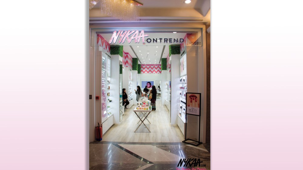 A Nykaa store.