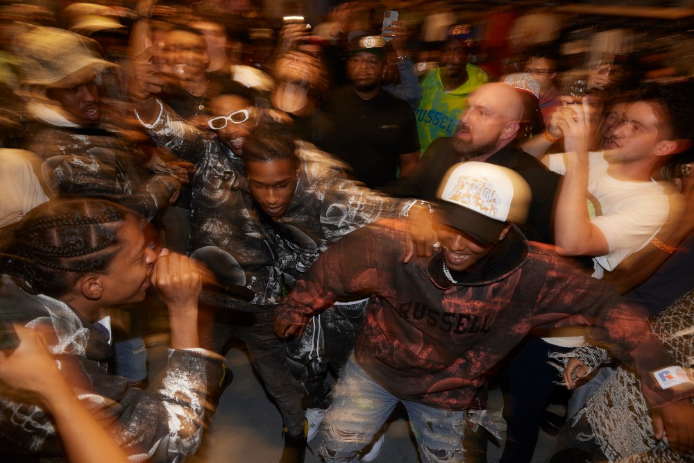 A$AP Rocky performed songs from his forthcoming album at Friday's event