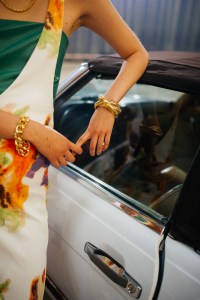 Backstage at Rotate RTW Spring 2022.