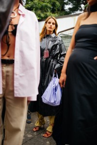 Backstage at Saks Pott RTW Spring 2022.