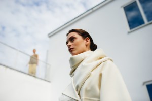 Backstage at Saks Pott RTW Spring 2022.