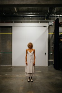 Backstage at Soulland RTW Spring 2022.