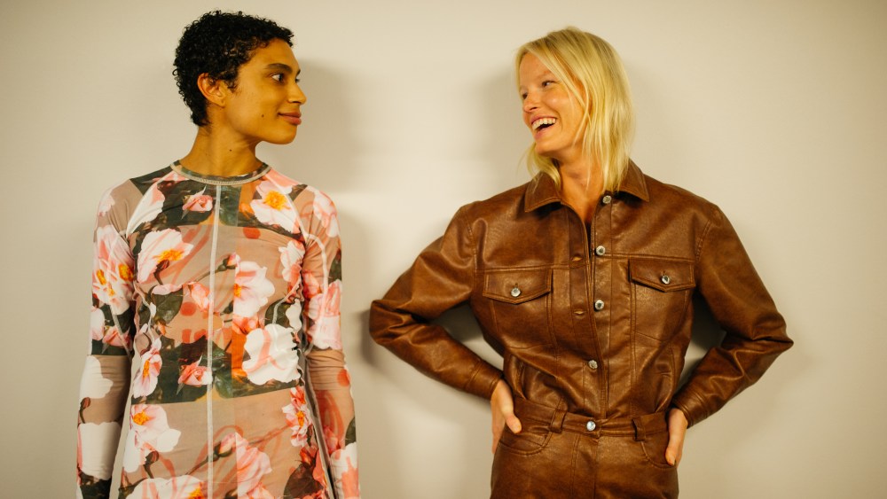 Backstage at Soulland RTW Spring 2022.