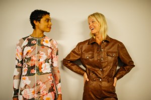 Backstage at Soulland RTW Spring 2022.