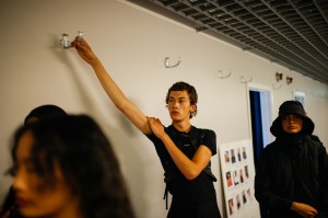 Backstage at Soulland RTW Spring 2022.