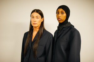 Backstage at Soulland RTW Spring 2022.