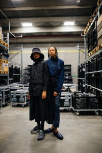 Backstage at Soulland RTW Spring 2022.