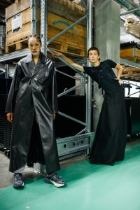 Backstage at Soulland RTW Spring 2022.