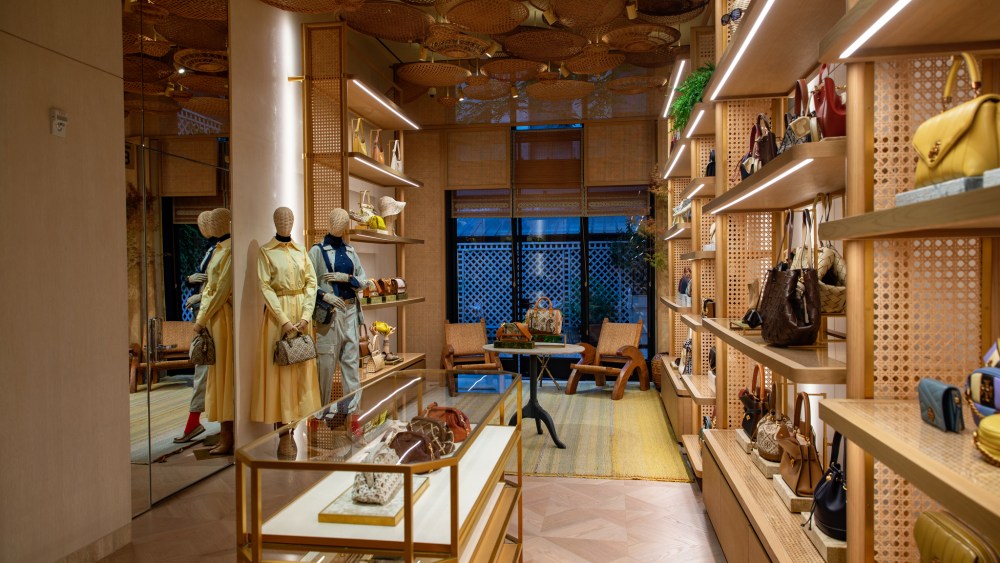 The Tory Burch store on Mercer Street in New York City.