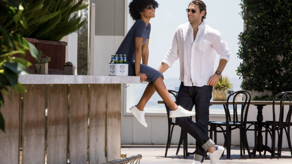 Boston-based footwear brand M.Gemi collaborated with Peroni for a special beer-themed made-in-Italy leather sneaker collection.