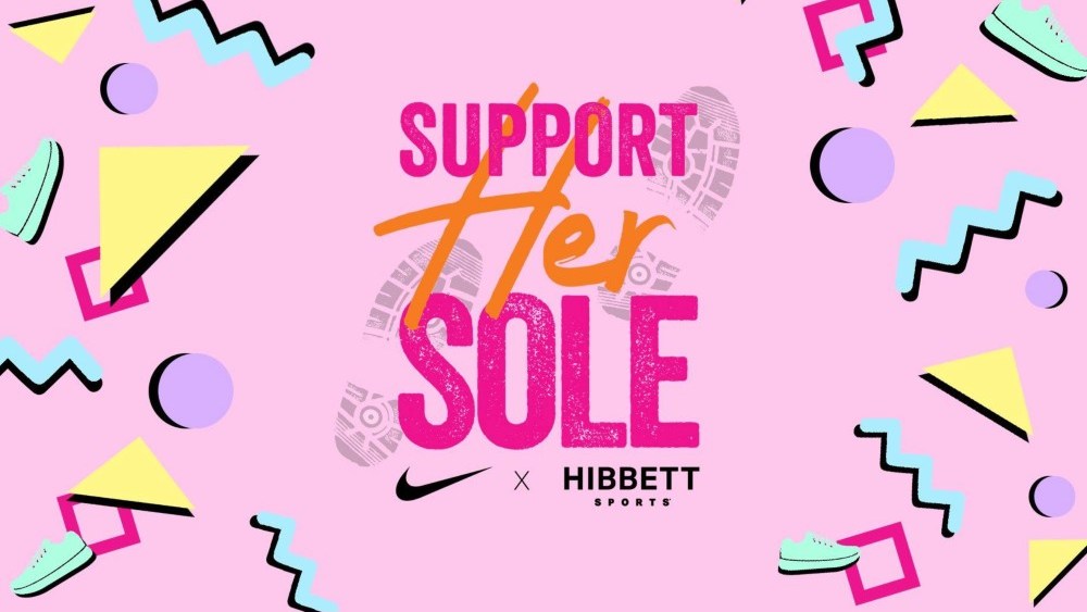 Hibbett Sports launched the Support Her Soles campaign on Thursday.