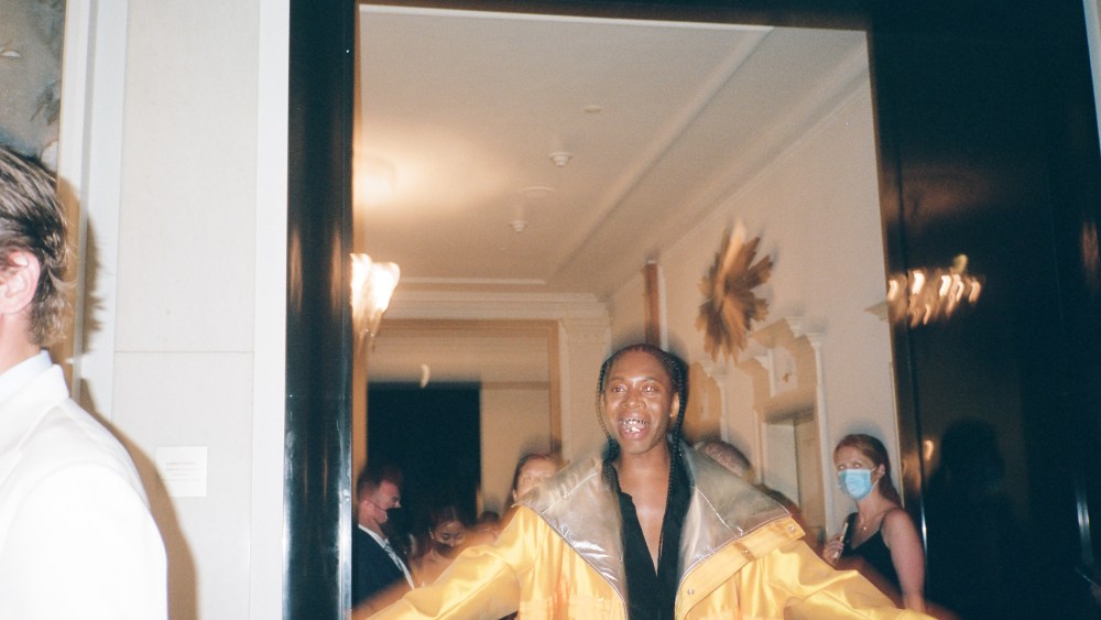 Jeremy O. Harris in custom Tommy Hilfiger