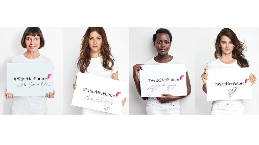 Lancôme's Write Her Future program enters phase two.