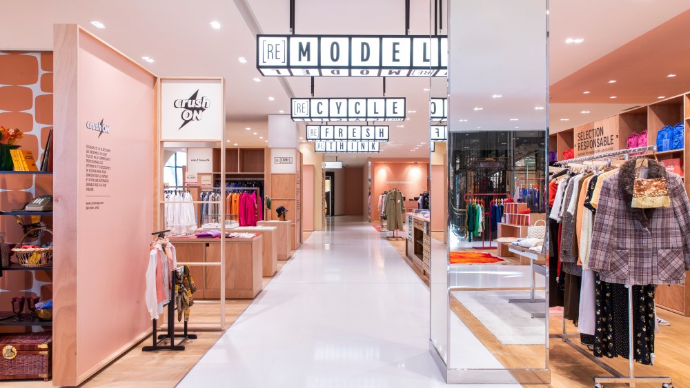 ReStore circular fashion space at Galeries Lafayette Haussmann