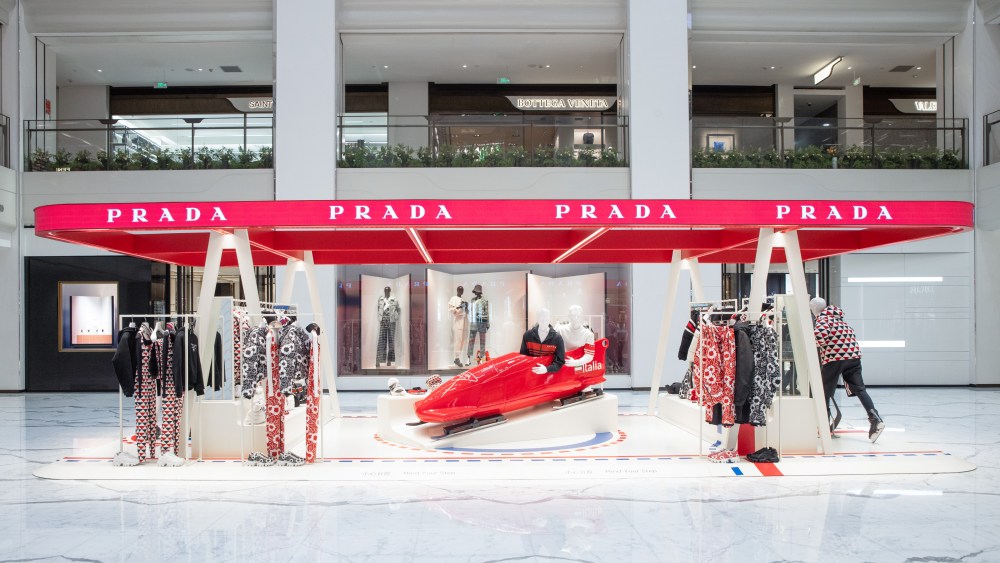 Prada On Ice pop-up at SKP