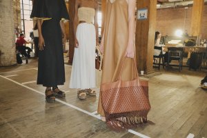 Backstage at Gabriela Hearst RTW Spring 2022