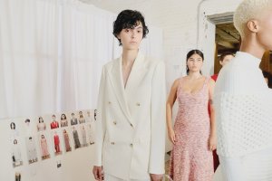 Backstage at Gabriela Hearst RTW Spring 2022