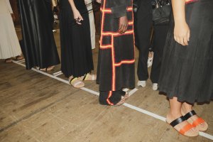 Backstage at Gabriela Hearst RTW Spring 2022