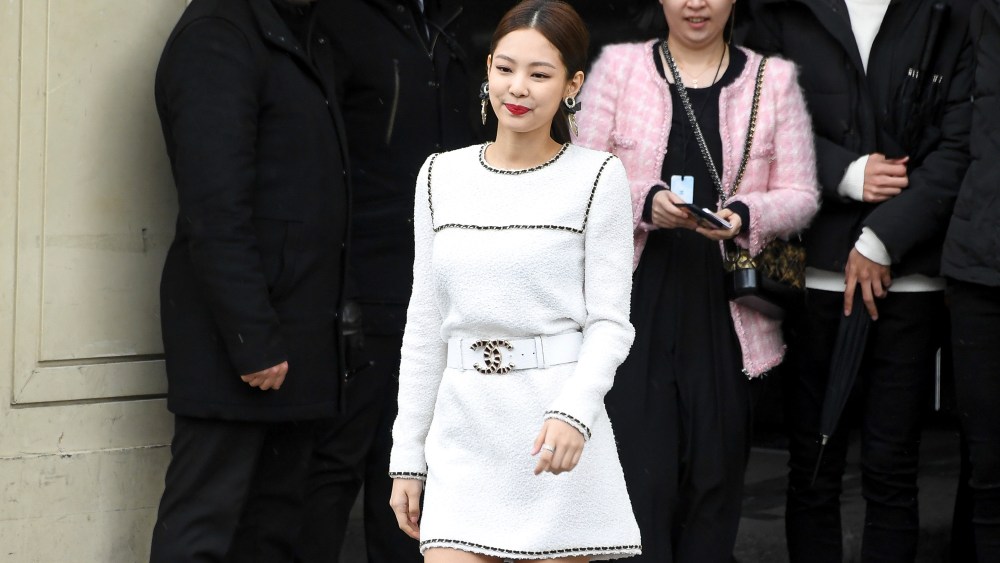 Jennie Kim at the PFW Chanel F/W 2019/2020 fashion show in Paris, France on March 5, 2019. (Photo by Lionel Urman/Sipa USA)(Sipa via AP Images)