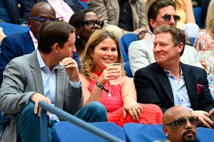 Jenna Bush Hager attends the Men's Singles championship match at the 2021 US Open, Sunday, Sep. 12, 2021 in Flushing, NY. (Garrett Ellwood/USTA via AP)
