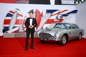 Rami Malek poses for photographers upon arrival for the World premiere of the new film from the James Bond franchise 'No Time To Die', in London Tuesday, Sept. 28, 2021. (Photo by Joel C Ryan/Invision/AP)