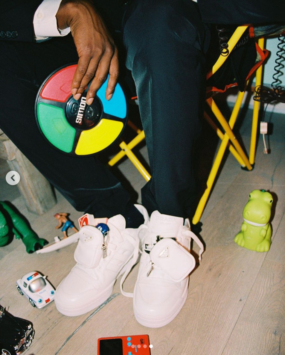 A$AP Rocky teased an upcoming collaboration between Adidas and Prada on Instagram