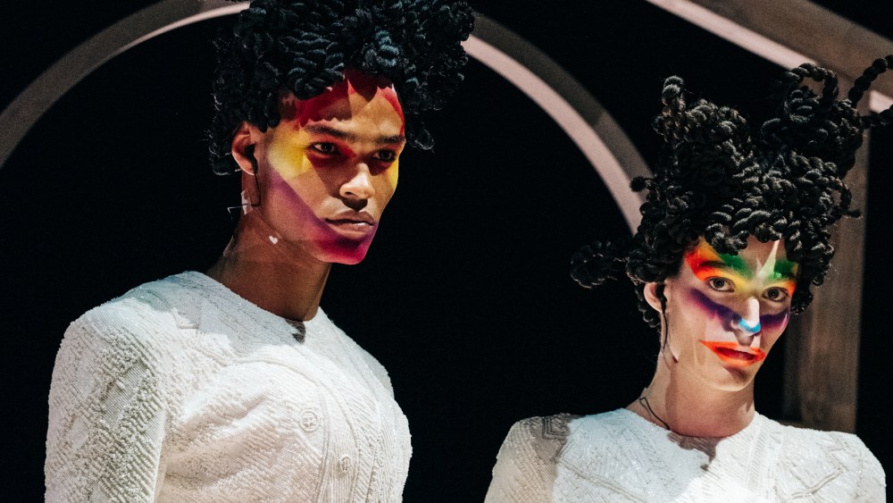 Backstage at Thom Browne RTW Spring 2022