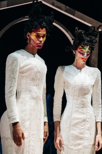 Backstage at Thom Browne RTW Spring 2022