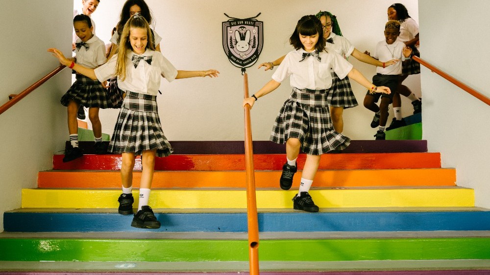 Adidas teamed with Bad Bunny to release a "Back to School" sneaker in August