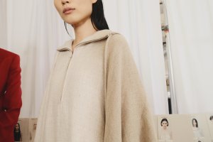 Backstage at Gabriela Hearst RTW Spring 2022