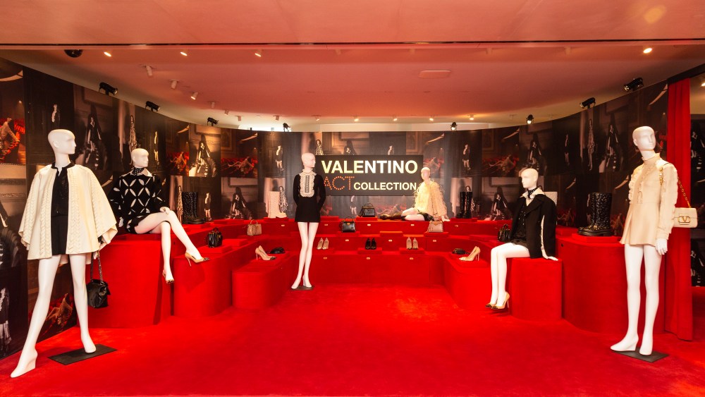 The Valentino ACT Collection shop at Bergdorf Goodman.