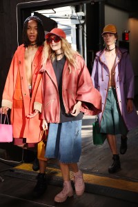 Backstage at Coach RTW Spring 2022