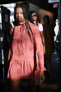 Backstage at Coach RTW Spring 2022